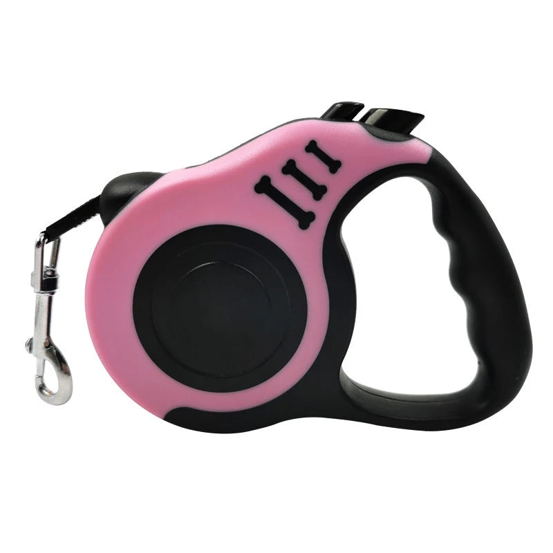 Auto-Retractable Dog Leash, One-Hand Control