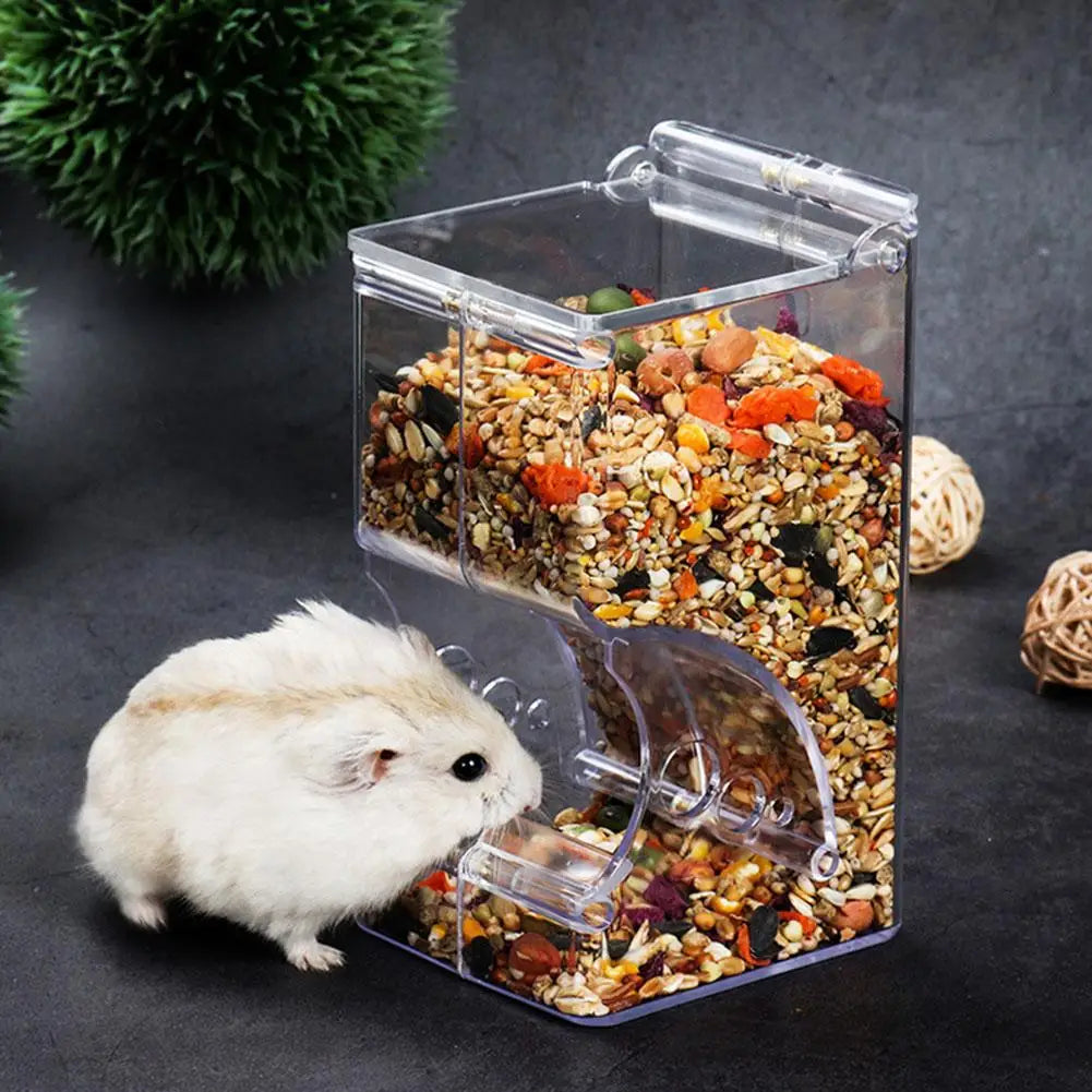 Small-Pet Food Dispenser for Hamsters & Rabbits