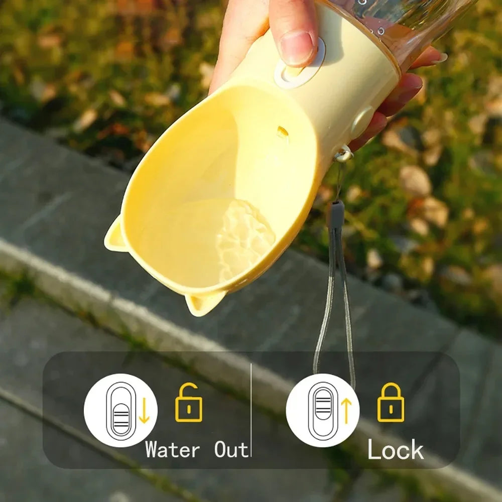 On-the-Go Dog Water Bottle & Bowl Combo