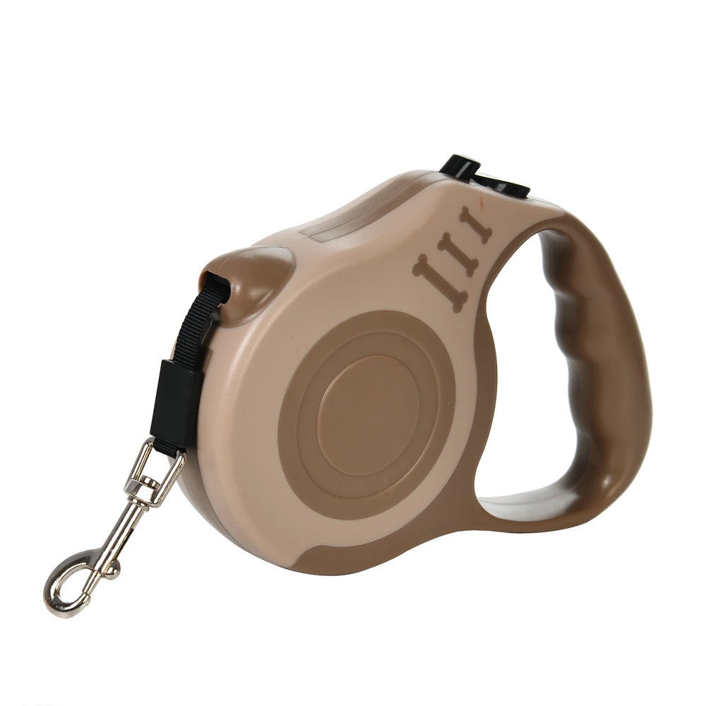 Auto-Retractable Dog Leash, One-Hand Control