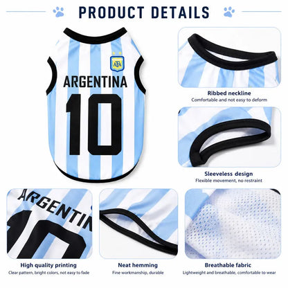 World Cup Soccer Jersey for Dogs
