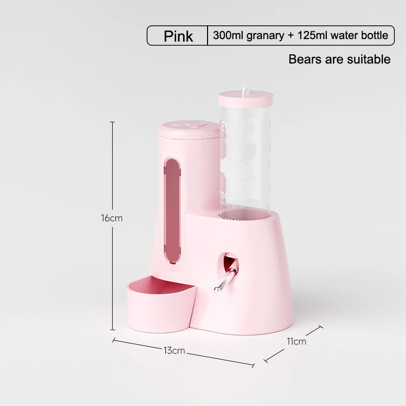 Hamster Auto-Feeder & Water Dispenser, 2-in-1