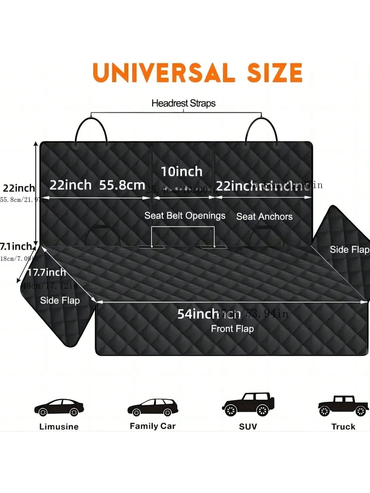 Waterproof Dog Car Seat Cover (Scratch-Proof)