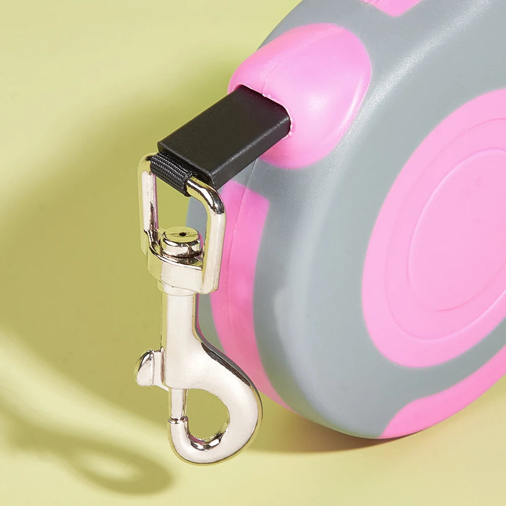 Auto-Retractable Dog Leash, One-Hand Control