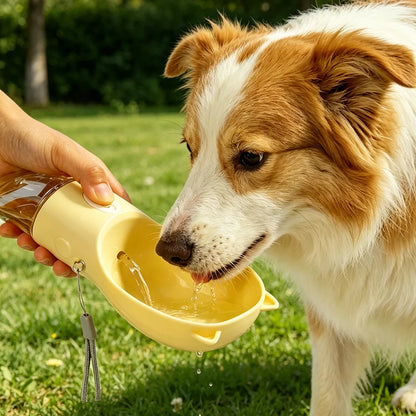 On-the-Go Dog Water Bottle & Bowl Combo