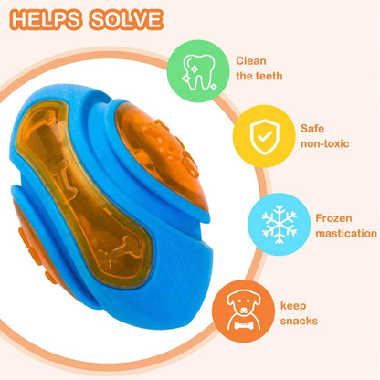 Rubber Dog Toys, Bite Resistant & Teeth Cleaning