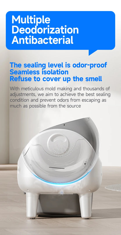Smart Self-Cleaning Cat Litter Box