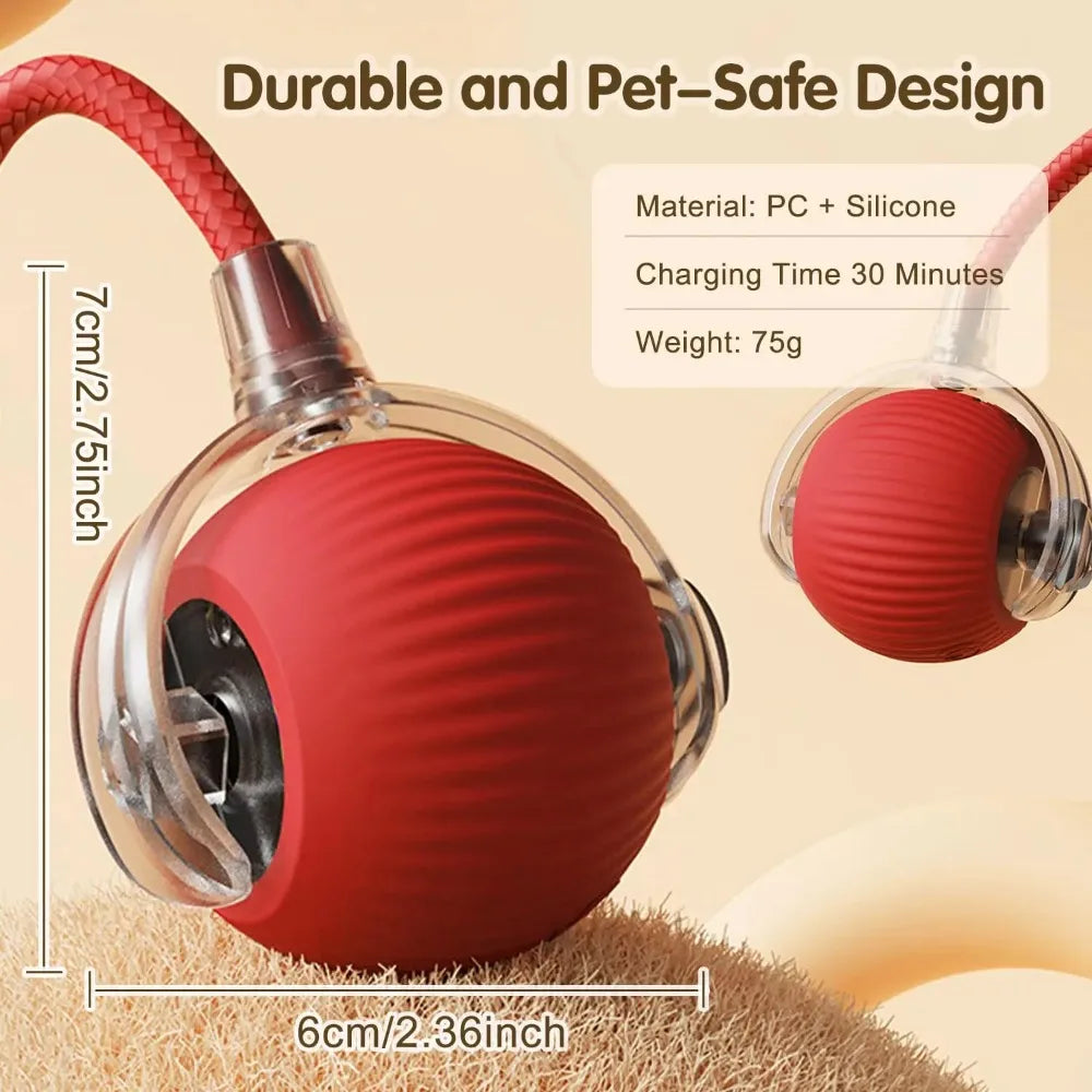 Interactive Treat-Dispensing Rolling Ball