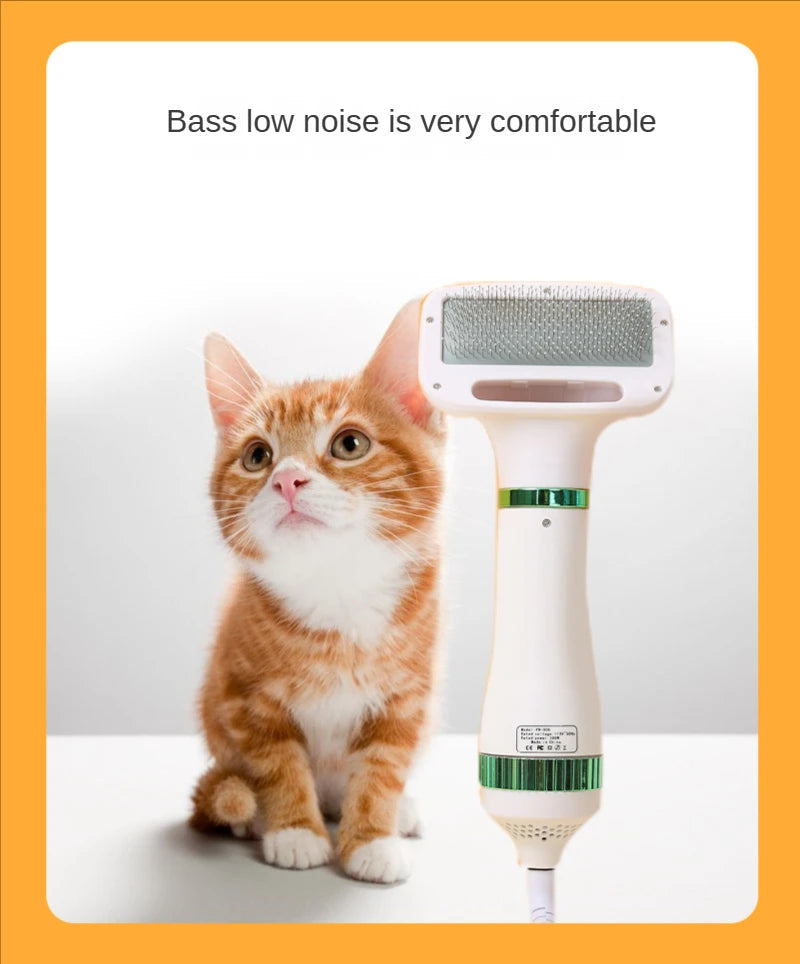 2-In-1 Pet Hair Dryers and Comb Brush