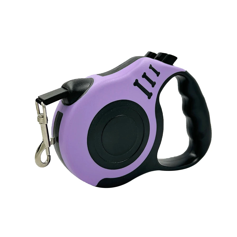 Auto-Retractable Dog Leash, One-Hand Control