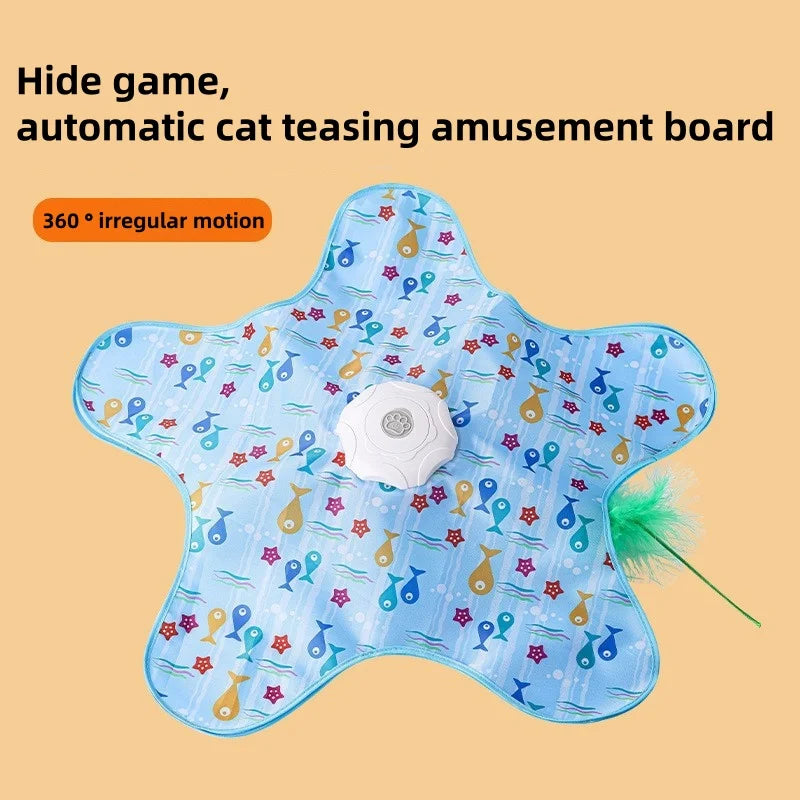 Interactive Cat Hunting Carpet Toy