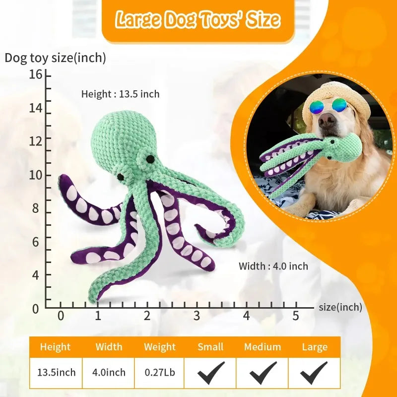 Octopus Dog Toy