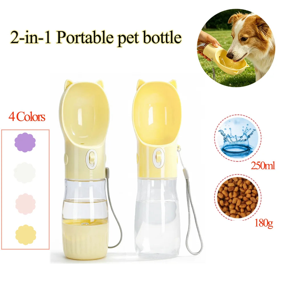 On-the-Go Dog Water Bottle & Bowl Combo