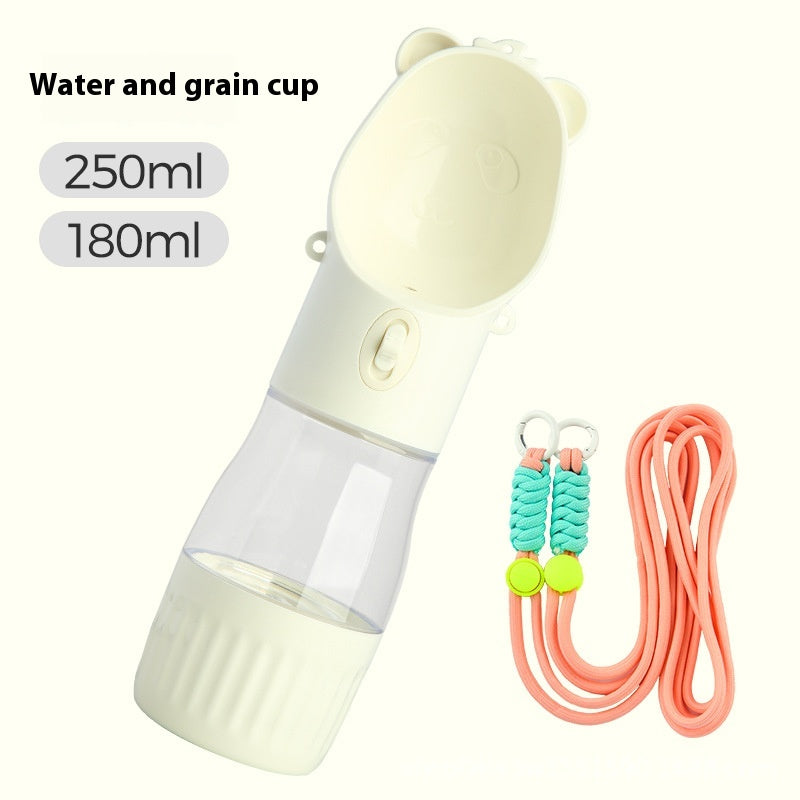 2 in 1 Portable Dog Water Bottle