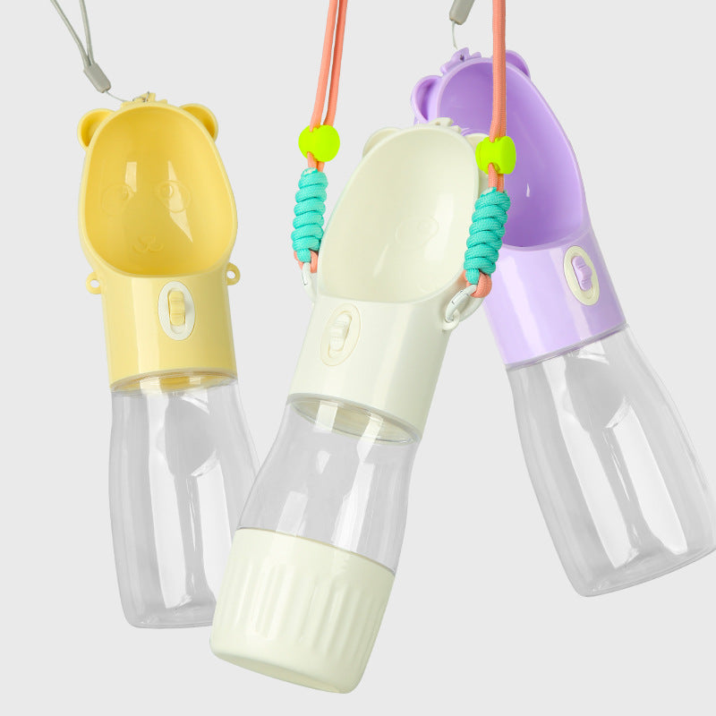 2 in 1 Portable Dog Water Bottle