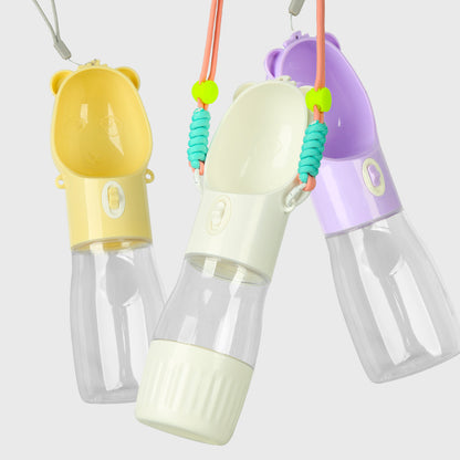2 in 1 Portable Dog Water Bottle